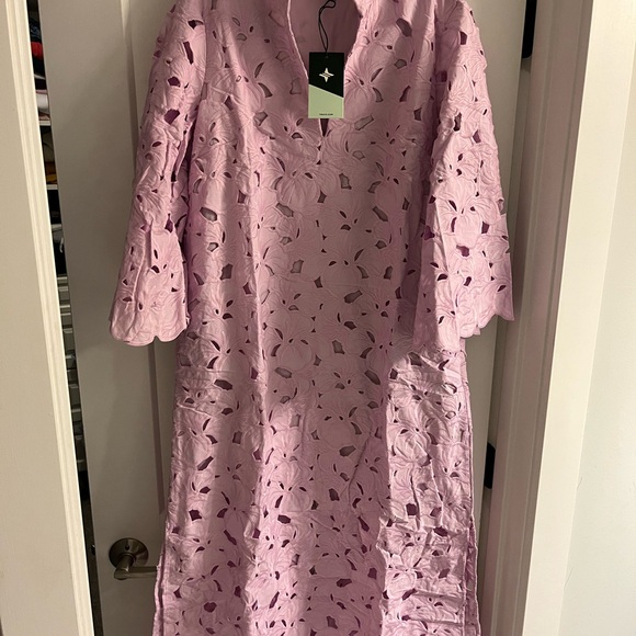 Tuckernuck Lilac Eyelet Dress - Picture 4 of 8